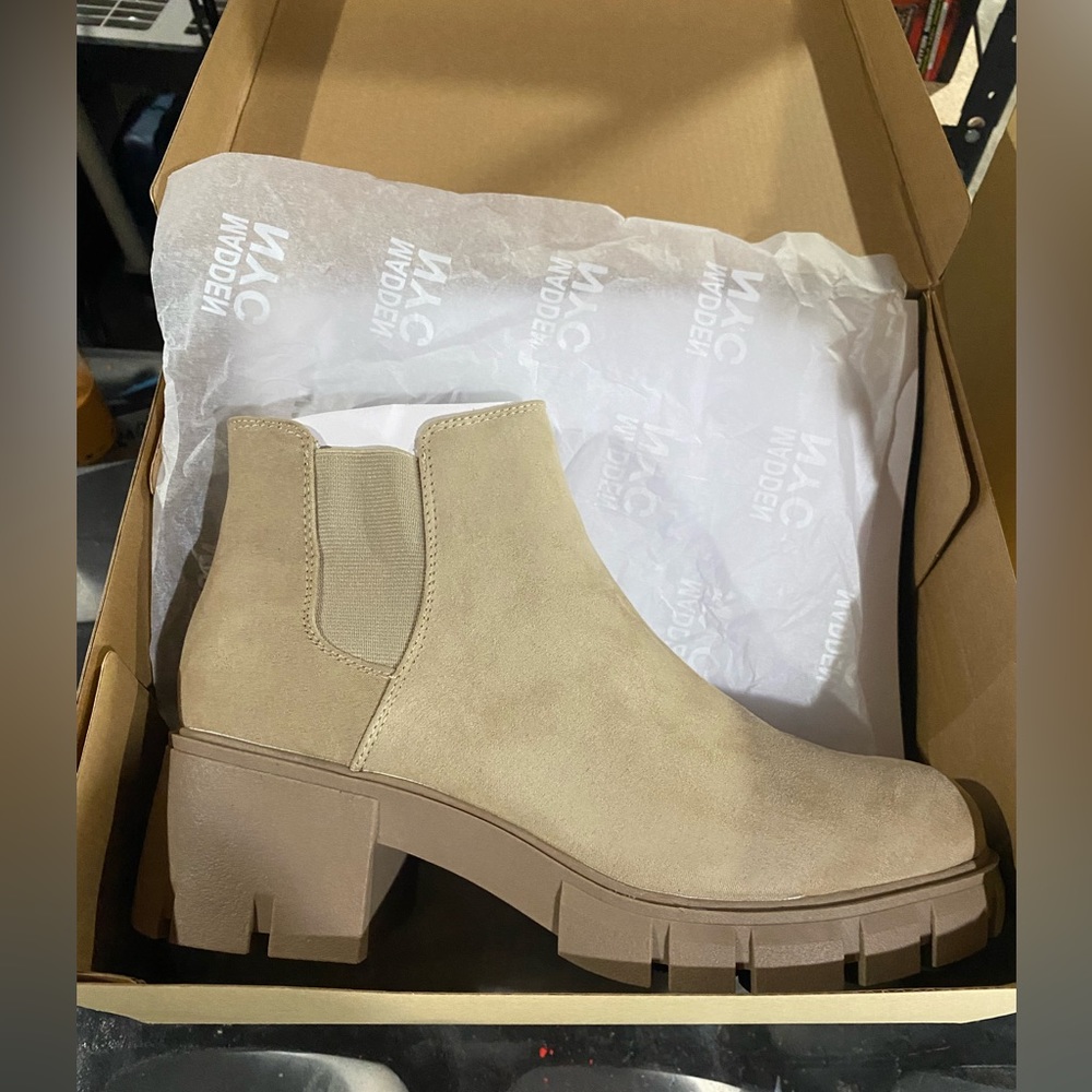 Madden NYC Beige Boots